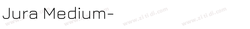 Jura Medium字体转换